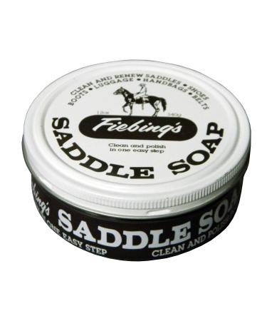 Fiebing's White Saddle Soap, 12 Oz. - Cleans, Softens and Preserves Leather