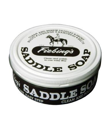Fiebing's White Saddle Soap, 12 Oz. - Cleans, Softens and Preserves Leather - Buy Online on GoSupps.com