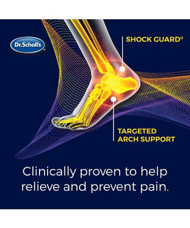 Dr. Scholl's Plantar Fasciitis Pain Relief Insoles - Men's 7.5-8 / Women's 8.5-9 - Buy Online on GoSupps.com