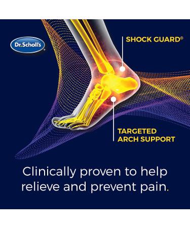 Dr. Scholl's Plantar Fasciitis Pain Relief Insoles - Men's 10.5-11 / Women's 11.5-12 - Buy Online on GoSupps.com