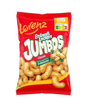 Buy Lorenz Peanut Curls Jumbos Classic XXL - 3 Pack (3x150g) | International Shipping Available | Crunchy Peanut Flips Snack - Buy Online on GoSupps.com