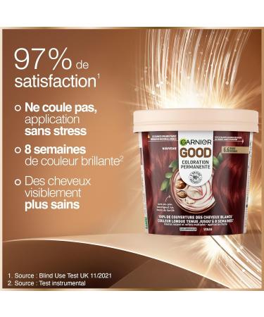  Garnier Garnier Good Hair Color 7.43 Copper Spicy 120g - Buy Online on GoSupps.com