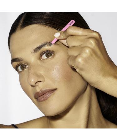 Wide Grip Slant Tweezers - German Stainless Steel - Hand-Filed Slanted Tips for Ultra-Precision - Tweezers for Eyebrows and Nose/Ear/Facial Hair - Professional Grade (Pink) - Buy Online on GoSupps.com