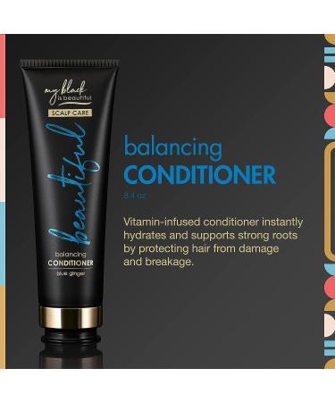MY BLACK IS BEAUTIFUL Balancing Sulfate-Free Conditioner - Blue Ginger Mint, 8.4 fl oz - Buy Online on GoSupps.com