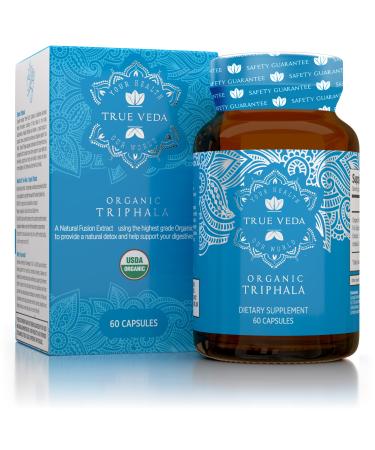 Triphala Capsules  USDA Organic Certified  Vegan Triphala Tablets  100 Natural Herbal Triphala Guggulu Supplement  Natural Fusion Extract Potency  Ayurveda  60 Caps  Trifala Churna 60 Count (Pack of 1) - Buy Online on GoSupps.com