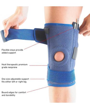 Neo-G Open Patella Knee Brace - Arthritis & Joint Pain Support for Sports & Work | Class 1 Medical Device - Buy Online on GoSupps.com