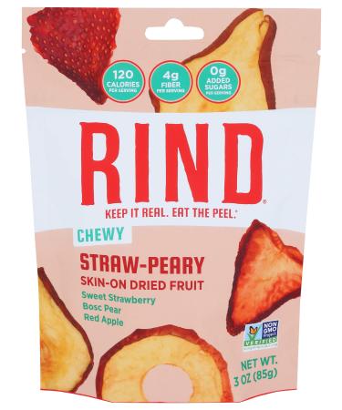 Rind, Straw Peary Blend Fruit Snack, 3 Ounce