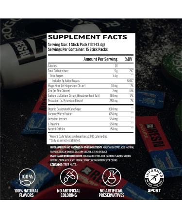 RESN Endure Electrolytes Variety Pack - Energizing Drink Mix for Hydration Natural Caffeine & Coconut | 15 Stick Packs for Home Gym & Sports - Buy Online on GoSupps.com