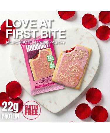Legendary Foods 22g Protein Pastry 0g Added Sugar Low Carb Gluten Conscious Keto Snack Ideal for Glucose Management Includes Whey Protein Isolate 8 Pack Cherry Crumble Frosted Cherry Crumble - Buy Online on GoSupps.com
