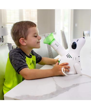 HealthSmart Humidifier and Personal Steam Inhaler for Kids Includes an Aromatherapy Tank and Facial Mask that Offers a Quick 6-9 Minute Therapy with Variable Steam Adjustment, Digger Dog