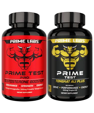 Prime Labs Prime Test Pro + Tongkat Ali Plus Capsules