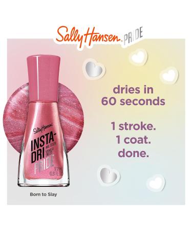 Sally Hansen Insta-Dri Pride - Born to Slay 0.3oz | Fast-Drying Nail Polish for International Shipping - Buy Online on GoSupps.com