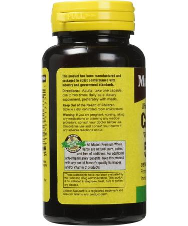 Mason Natural Cat's Claw 500mg - 60 Capsules | Whole Herb Supplements for Wellness - Buy Online on GoSupps.com