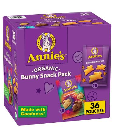 Annie's Organic Bunny Snack Pack, 36 oz., 36 Pouches