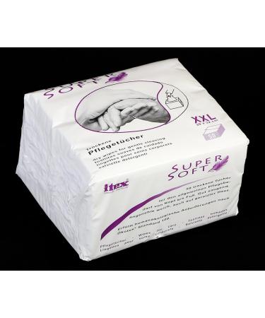 itex Supersoft Wipes & Care Cloths - 150 Soap-Free Ultra Soft Viscose & PES for Gentle Care - Perfect for Sensitive Skin - Buy Online on GoSupps.com