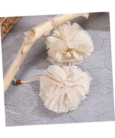 Healeved 4 pcs Foaming Net Loofah Set | Shower Puff Face & Back Scrubber Bath Sponge for Men & Women - Buy Online on GoSupps.com