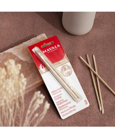 Mavala 90613 Manicure Sticks - 5 Pieces | Premium Nail Care Tools for Perfect Manicures | International Shipping Available - Buy Online on GoSupps.com