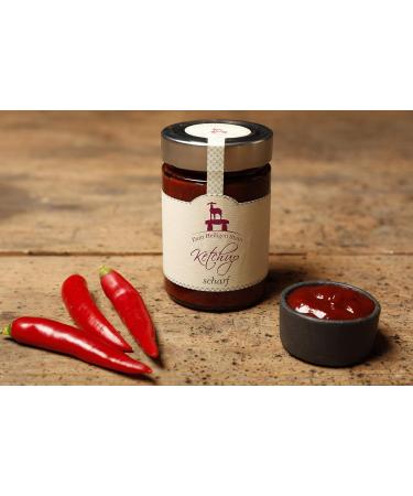 Hot Ketchup Pack of 3 (3 x 400g) - Zum Heiligen Stein Delicatessen | International Shipping Available - Buy Online on GoSupps.com