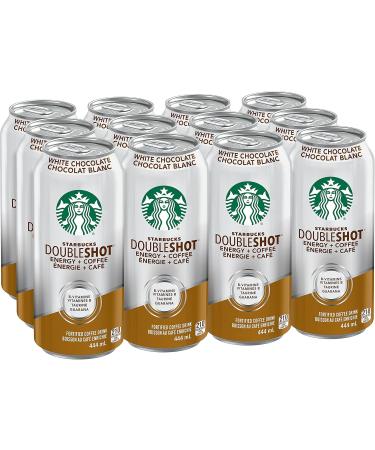 Starbucks Double Shot White Chocolate 444ml Can Pack of 12 White Chocolate 5328 milliliters White Chocolate White Chocolate - Buy Online on GoSupps.com