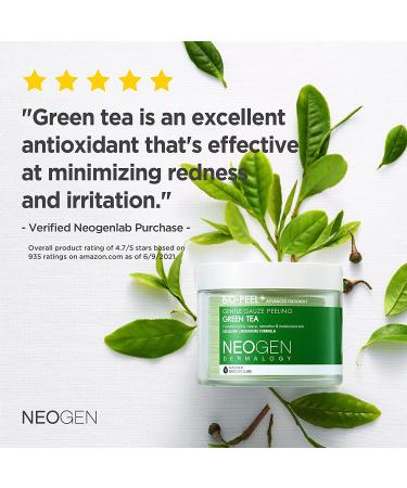 Dermalogy by Neogenlab Bio-Peel Gauze Peeling Pads - Green Tea 8 Count - Buy Online on GoSupps.com