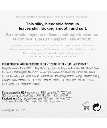 TIGI Cosmetics Creme Foundation Fair 0.4 oz (12g) - 764035 - Buy Online on GoSupps.com