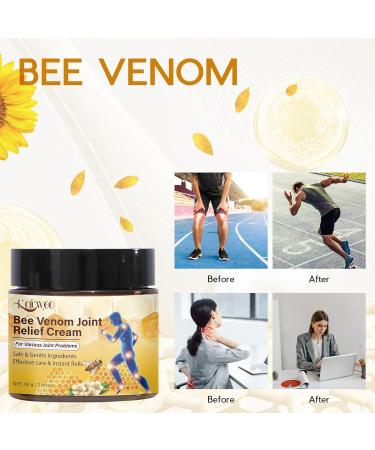 Loicwoo 2PCS Bee Venom Joint and Bone Cream Bee Venom Joint Relief Cream Bee Venom Joint Gel Bee Venom Joint Relief Gel Specially for Back Neck Knee Hands Feet - Buy Online on GoSupps.com
