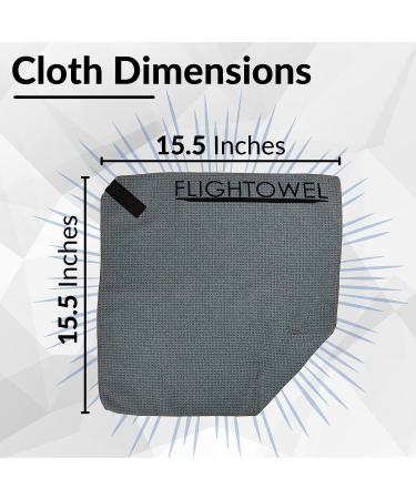 FlighTowel Disc Golf Towel with Real Innova Wraith Disc | Resistance Pocket | Men's Disc Golf Accessories (Colors May Vary) - Buy Online on GoSupps.com