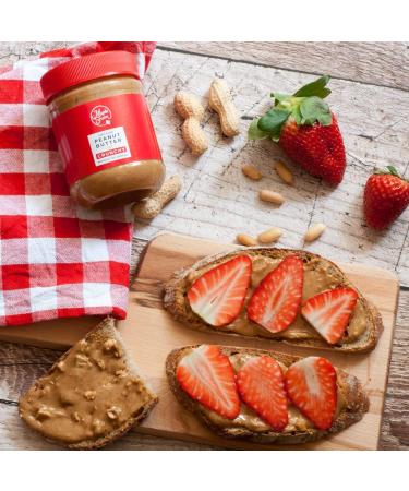 MapleFarm - 100% Pure Peanut Butter Crunchy 1 x 325g - Natural Protein Cream - Crunchy peanut butter - Buy Online on GoSupps.com