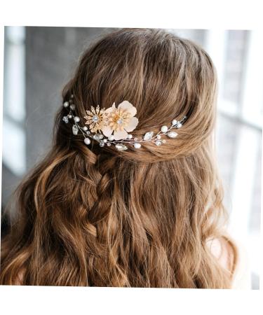 Angoily Hair Comb Clips 1 Pair Hair Piece Bride Rhinestones Hair Comb Clip - Buy Online on GoSupps.com