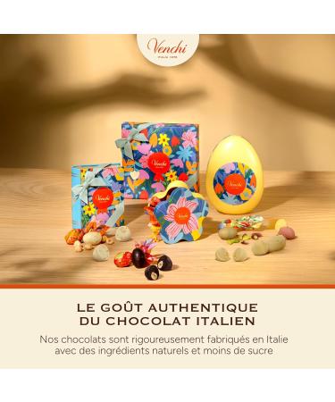 Venchi - Petit Sac Cadeau Camelia 17 Petits ufs au Chocolat aux Fruits Secs Entiers 200 Gr Sans Gluten Collection Printemps Venchi Id e Cadeau Mini Sac - Buy Online on GoSupps.com