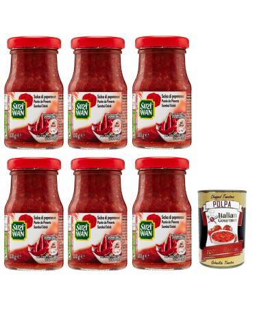 Italian Gourmet E.R. Suzi Wan Pepperoni Salsa chili sauce hot chili sauce spicy sauce ideal for typical oriental dishes 100g jar + 400g can