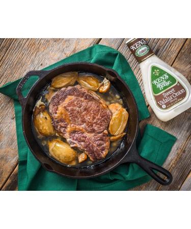 Ken's Steakhouse Sweet Vidalia Onion Dressing 16oz - Pack of 3 | Gluten-Free Salad or Spread Dressing - Buy Online on GoSupps.com