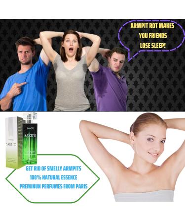 SAKITO Underarm Deodorant Spray (3 Pack) - Prevent Sweat No Stains 24-Hour Freshness International Shipping - Buy Online on GoSupps.com