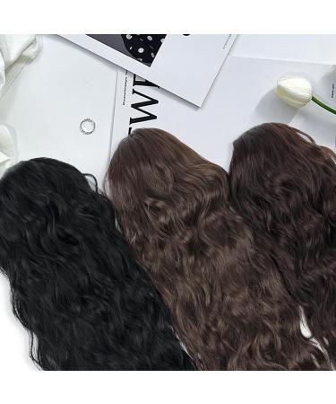 26 Inch Brown Ponytail Extension Natural Drawstring Ponytail Extension Long Wavy Hair Extensions Synthetic Hair Pieces for Women Soft Ponytail Hair Extension for Daily Use (Color: Brown) Drawstring-Brown - Buy Online on GoSupps.com