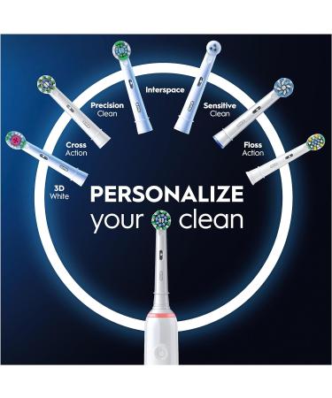 Oral-B Pro 3 Electric Toothbrush Bundle for Adults - Charcoal Infused Bristles + Sensitivity & Gum Calm Toothpaste 3800 White - Buy Online on GoSupps.com