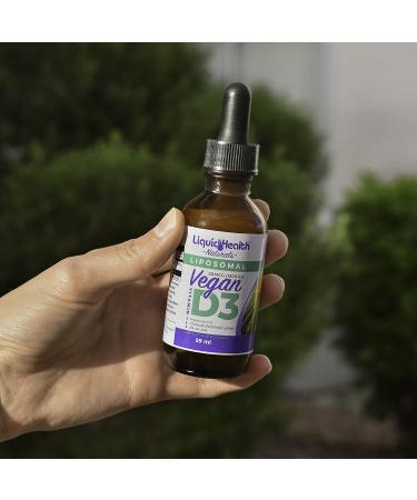 Liquid Health Naturals Liposomal Vegan Vitamin D3 | 59ml - Immune Support & Enhanced Absorption - Buy Online on GoSupps.com