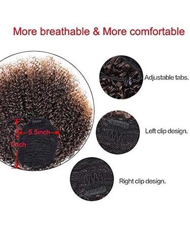 Drawstring Puff Afro Kinky Curly Ponytail - Clip-in Hair Extensions for African American Hair - Buy Online on GoSupps.com