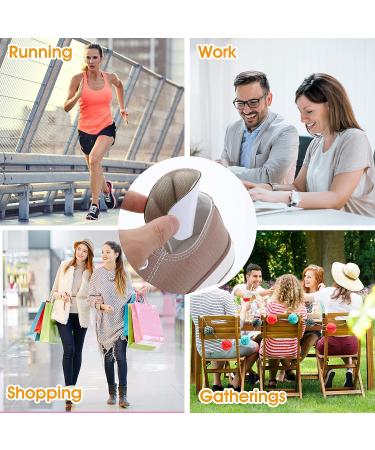 Sibba High Heel Pads - 3 Pairs Shoe Cushion Inserts for a Secure Fit, Pain Prevention & Blister Relief - Beige and Black - Women's Heel Grips - Buy Online on GoSupps.com