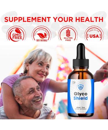 Glyco Shield Drops Official Glyco Shield Blood Support Drops with All Natural Ingredients GlycoShield Maximum Strength Liquid Supplement to Support Your Health and Wellness Naturally (30 Servings) - Buy Online on GoSupps.com