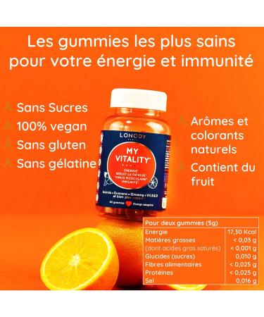2-Month Pack Vitamins Minerals and Supplements - Multivitamin Gummies Immunity Energy - Complete Fruity Formula without Sugar Made in France - Acerola Guarana Ginseng Vitamin C D B12 Zinc - Buy Online on GoSupps.com