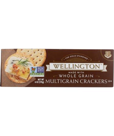 Wellington Whole Grain Water Crackers, 5-Ounces (Pack of 12) Whole Grain 5 Ounce (Pack of 12)