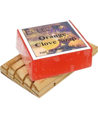 Buy Orange Clove Glycerin Soap - 4 oz Bar by Eclectic Lady | Handmade Natural Soap for Healthy Skin - Fast International Shipping - Buy Online on GoSupps.com