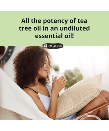 De La Cruz 100% Pure Tea Tree Essential Oil from Australia - Steam Distilled for Aromatherapy - 1 FL OZ (30 mL) Tea Tree 1 Fl Oz (Pack of 1) - Buy Online on GoSupps.com