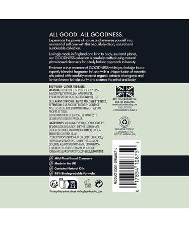 Baylis & Harding Goodness Oud Cedar & Amber Body Wash 1 Litre (Pack of 6) - Vegan Friendly 1 l (Pack of 6) Oud Cedar & Amber Body Wash 1L - Buy Online on GoSupps.com