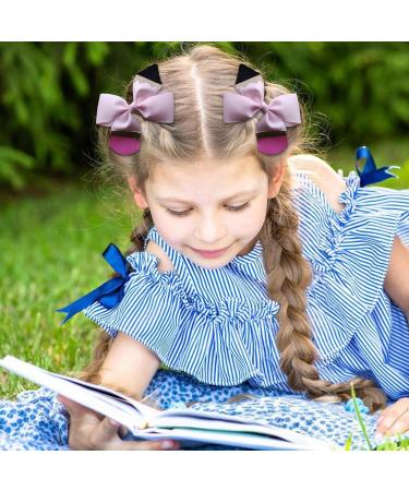 Pencil Pinwheel Bows Clips | Colorful Grosgrain Ribbon Bows for Kindergarten | Boutique Bow Alligator Clips School Girls Hair Bows Grosgrain Bows Hair Clips for First Day of School Frifer - Buy Online on GoSupps.com