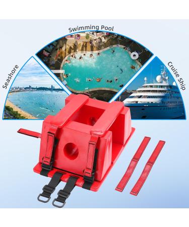 Red Emergency Head Immobilizer - Waterproof Portable & Lightweight Head Fixation | Secure Your Safety Today - Buy Online on GoSupps.com