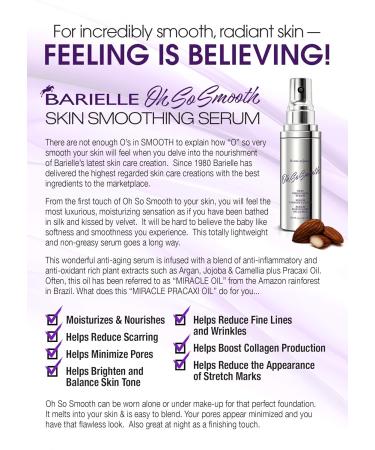 Oh So Smooth Skin Smoothing Anti-Aging Face Serum 1 ounce - Buy Online on GoSupps.com