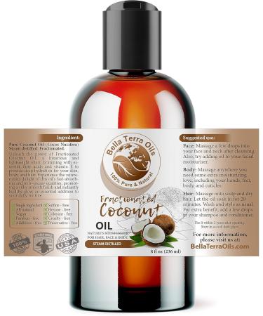 NEW Coconut Oil Fractionated. 8oz. Steam-distilled. US-made. Organic. 100% Pure. Always Liquid. Hexane-free. Carrier Oil f... - Buy Online on GoSupps.com
