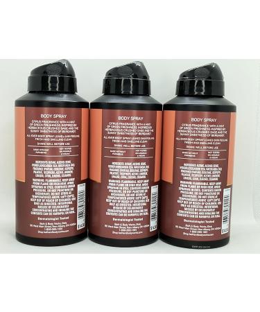 Bath & Body SAGE & BERGAMOT Body Spray 3 Pack - Buy Online on GoSupps.com