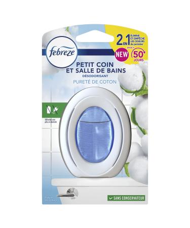 Febreze Petit Coin et bad continuous air freshener to eliminate and prevent odors cotton purity 7.5 ml